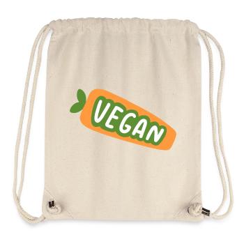 Chemise végane design végétal mignonne végétarien - Sac à cordon recyclé Stanley/Stella - blanc naturel - Devant