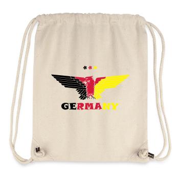 Deutschland Adler Germany colored - Stanley/Stella recycelter Gym Bag - Naturweiß - Vorne