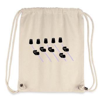 music mixer - Stanley/Stella recycelter Gym Bag - Naturweiß - Vorne