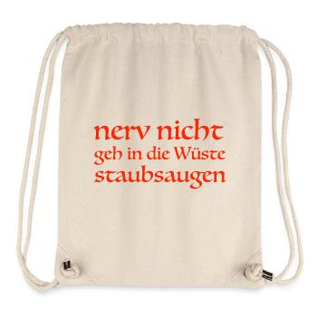 nerv nicht - Stanley/Stella recycelter Gym Bag - Naturweiß - Vorne