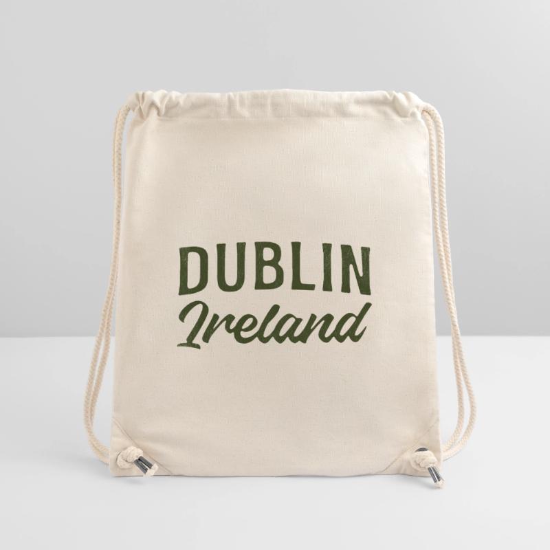 Dublin Ireland Script Typography Stanley/Stella Recycled Gym Bag