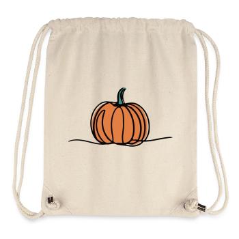 Pumpkin - Stanley/Stella Recycled Gym Bag - natural - Front