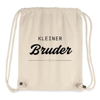 Minimalistisch kleiner Bruder, moderner Schriftzug - Stanley/Stella recycelter Gym Bag - Naturweiß - Vorne