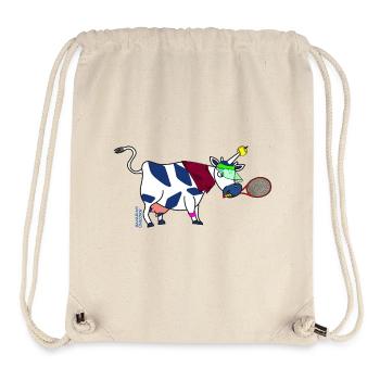 BAVARIAN UNICORN - Tennis - Stanley/Stella recycelter Gym Bag - Naturweiß - Vorne