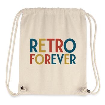 Retro forever - Sac à cordon recyclé Stanley/Stella - blanc naturel - Devant