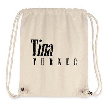 Tina Turner Logo Minimaliste Design - Sac à cordon recyclé Stanley/Stella - blanc naturel - Devant