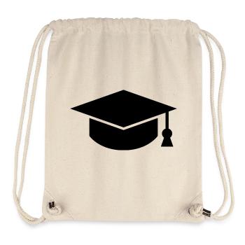 Casquette de remise des diplômes - Sac à cordon recyclé Stanley/Stella - blanc naturel - Devant