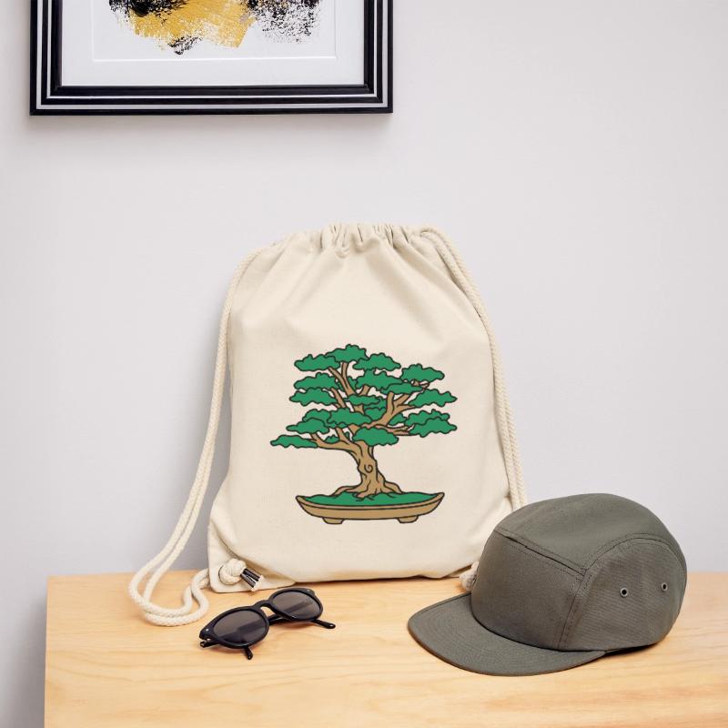 bonsai tree leaves branches small tree Stanley/Stella Recycled Gym Bag