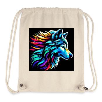 Loup - Sac à cordon recyclé Stanley/Stella - blanc naturel - Devant