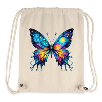 Van Gogh butterfly - Stanley/Stella Recycled Gym Bag - natural - Front