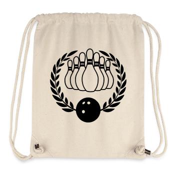 Bowling laurel wreath - Stanley/Stella Recycled Gym Bag - natural - Front