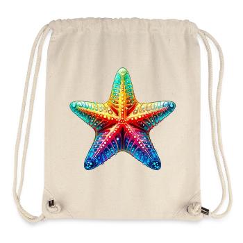Étoile de mer - Sac à cordon recyclé Stanley/Stella - blanc naturel - Devant
