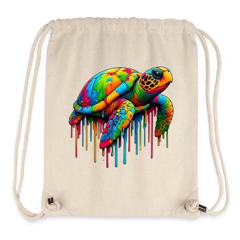 Turtle - Stanley/Stella Recycled Gym Bag - natural - Front