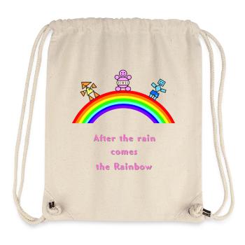 After the Rain Rainbow Arc - Stanley/Stella Recycled Gym Bag - natural - Front