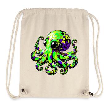 Octopus - Stanley/Stella Recycled Gym Bag - natural - Front