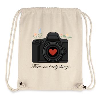Camera Love – Design for Photography Lovers - Stanley/Stella Recycled Gym Bag - natural - Front