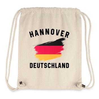 German Flag Artistic Brush Stroke - Stanley/Stella Recycled Gym Bag - natural - Front