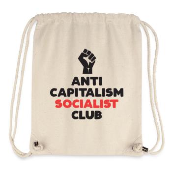 Club socialiste anticapitaliste - Sac à cordon recyclé Stanley/Stella - blanc naturel - Devant