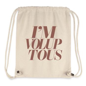 Ausdrucksstarke Affirmation Body Positivity - Stanley/Stella recycelter Gym Bag - Naturweiß - Vorne