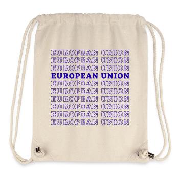 UNION EUROPÉENNE - Sac à cordon recyclé Stanley/Stella - blanc naturel - Devant