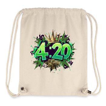 420 - Stanley/Stella recycelter Gym Bag - Naturweiß - Vorne