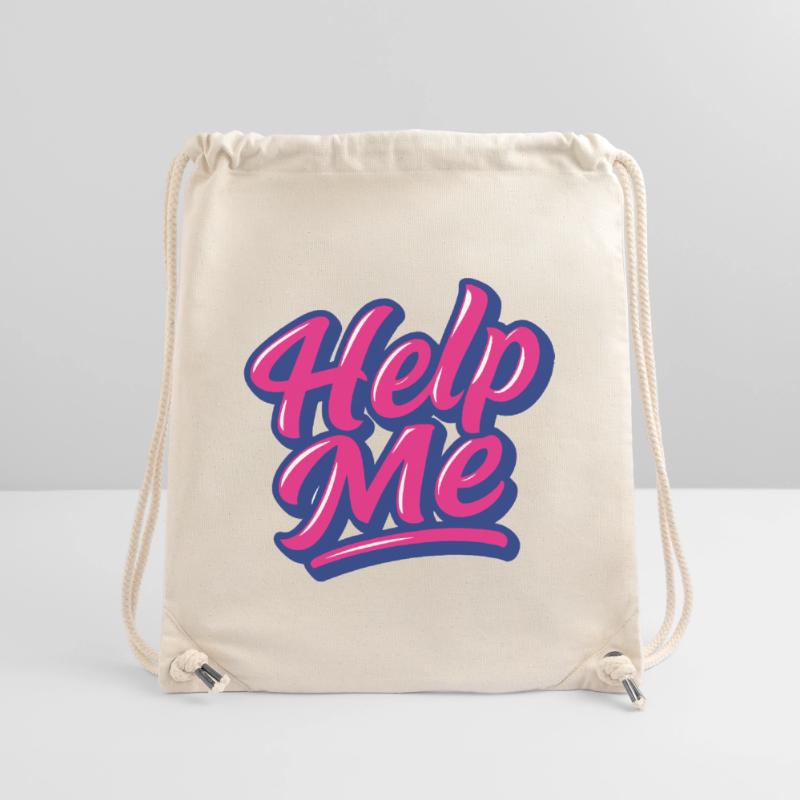 Help Me Neon Script Stanley/Stella recycelter Gym Bag