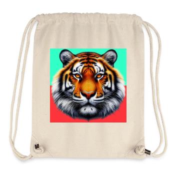tiger - Stanley/Stella Recycled Gym Bag - natural - Front