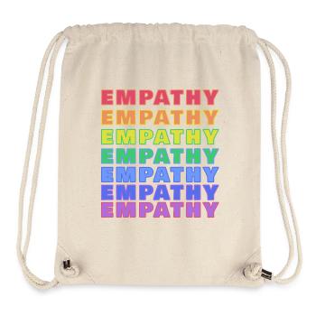 Empathy Rainbow Print - Stanley/Stella Recycled Gym Bag - natural - Front