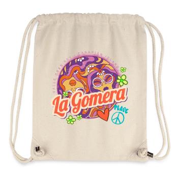 La Gomera Kanarische Inseln Spanien Hippie Design - Stanley/Stella recycelter Gym Bag - Naturweiß - Vorne