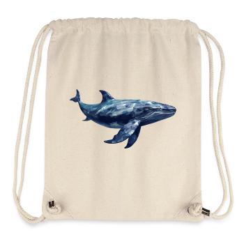 Pottwal Polygon Design - Stanley/Stella recycelter Gym Bag - Naturweiß - Vorne