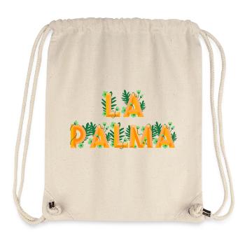 La Palma lettering La Isla Bonita Canary Islands - Stanley/Stella Recycled Gym Bag - natural - Front