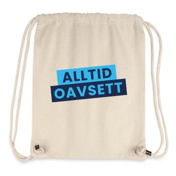 Immer unabhängig – stilvolle Aussage - Stanley/Stella recycelter Gym Bag - Naturweiß - Vorne
