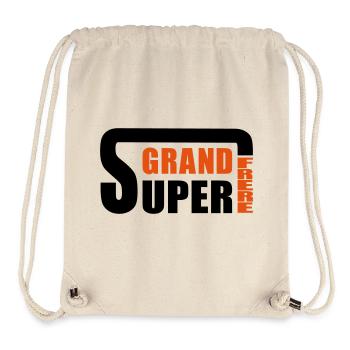 Super großer Bruder - Stanley/Stella recycelter Gym Bag - Naturweiß - Vorne