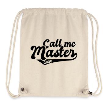 Diplôme de Master 2026 - Sac à cordon recyclé Stanley/Stella - blanc naturel - Devant