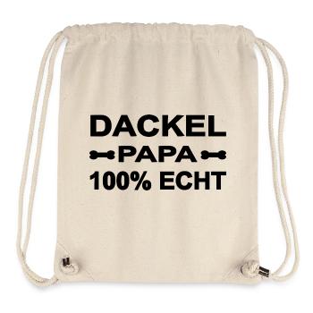 Dackel - Stanley/Stella recycelter Gym Bag - Naturweiß - Vorne
