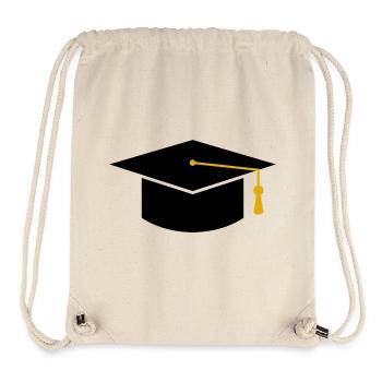Casquette de remise des diplômes - Sac à cordon recyclé Stanley/Stella - blanc naturel - Devant
