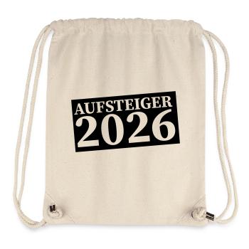 aufsteiger_2026 - Stanley/Stella recycelter Gym Bag - Naturweiß - Vorne
