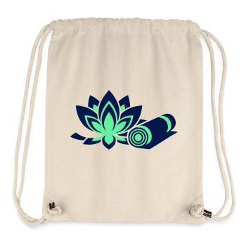 Yoga Mat Lotus Flower Compact - Stanley/Stella Recycled Gym Bag - natural - Front