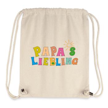 Papas Liebling - Stanley/Stella recycelter Gym Bag - Naturweiß - Vorne