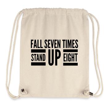 Citation de Fall Seven Stand Eight - Sac à cordon recyclé Stanley/Stella - blanc naturel - Devant