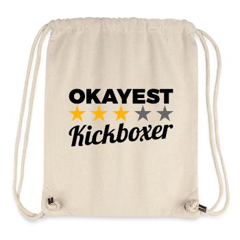 Okayest Kickboxer - Stanley/Stella Recycled Gym Bag - natural - Front