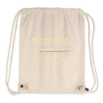 Processing... Please Wait - Stanley/Stella recycelter Gym Bag - Naturweiß - Vorne