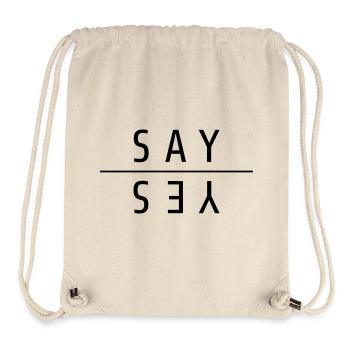 Say Yes Gift - Stanley/Stella Recycled Gym Bag - natural - Front