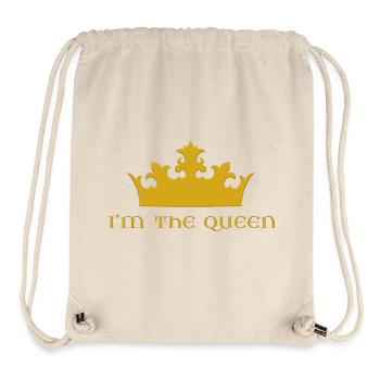 I'm the queen - Stanley/Stella Recycled Gym Bag - natural - Front