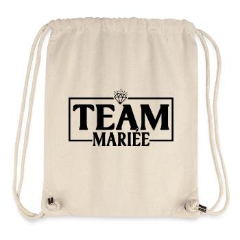 Team Braut gestaltet eleganten Junggesellenabschied - Stanley/Stella recycelter Gym Bag - Naturweiß - Vorne