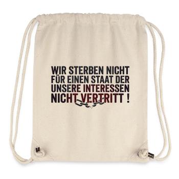 Protest Statement - Stanley/Stella Recycled Gym Bag - natural - Front