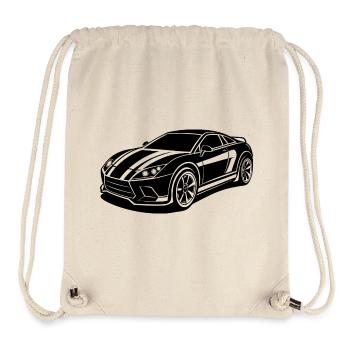 Voiture de sport - Sac à cordon recyclé Stanley/Stella - blanc naturel - Devant
