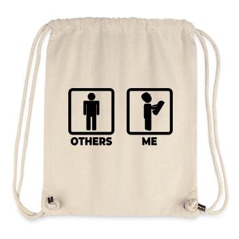 Architect Stick Figures - Stanley/Stella Recycled Gym Bag - natural - Front