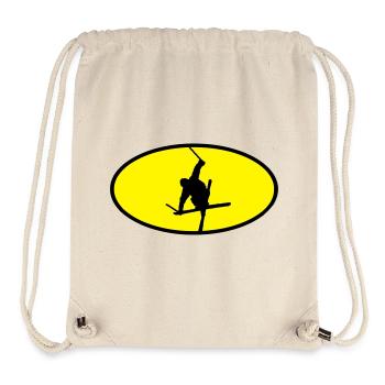 Ski Freestyle Logo - Stanley/Stella recycelter Gym Bag - Naturweiß - Vorne