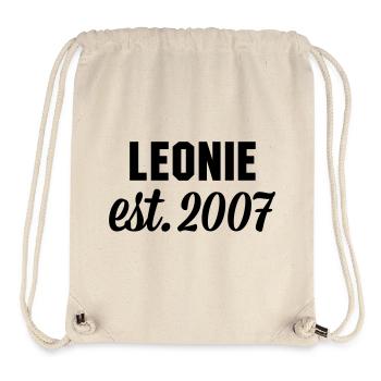 Leonie est 2007 - Stanley/Stella recycelter Gym Bag - Naturweiß - Vorne